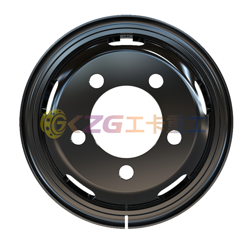 5.5-16 Tube Steel Wheel Rims 5.5-16 Matched Tire Sizes 700-16 for Trucks Can Customizable Colors