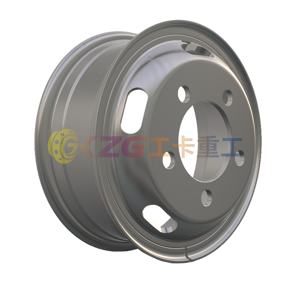 5.5-16 Tube Steel Wheel Rims 5.5-16 Matched Tire Sizes 700-16 for Trucks Can Customizable Colors