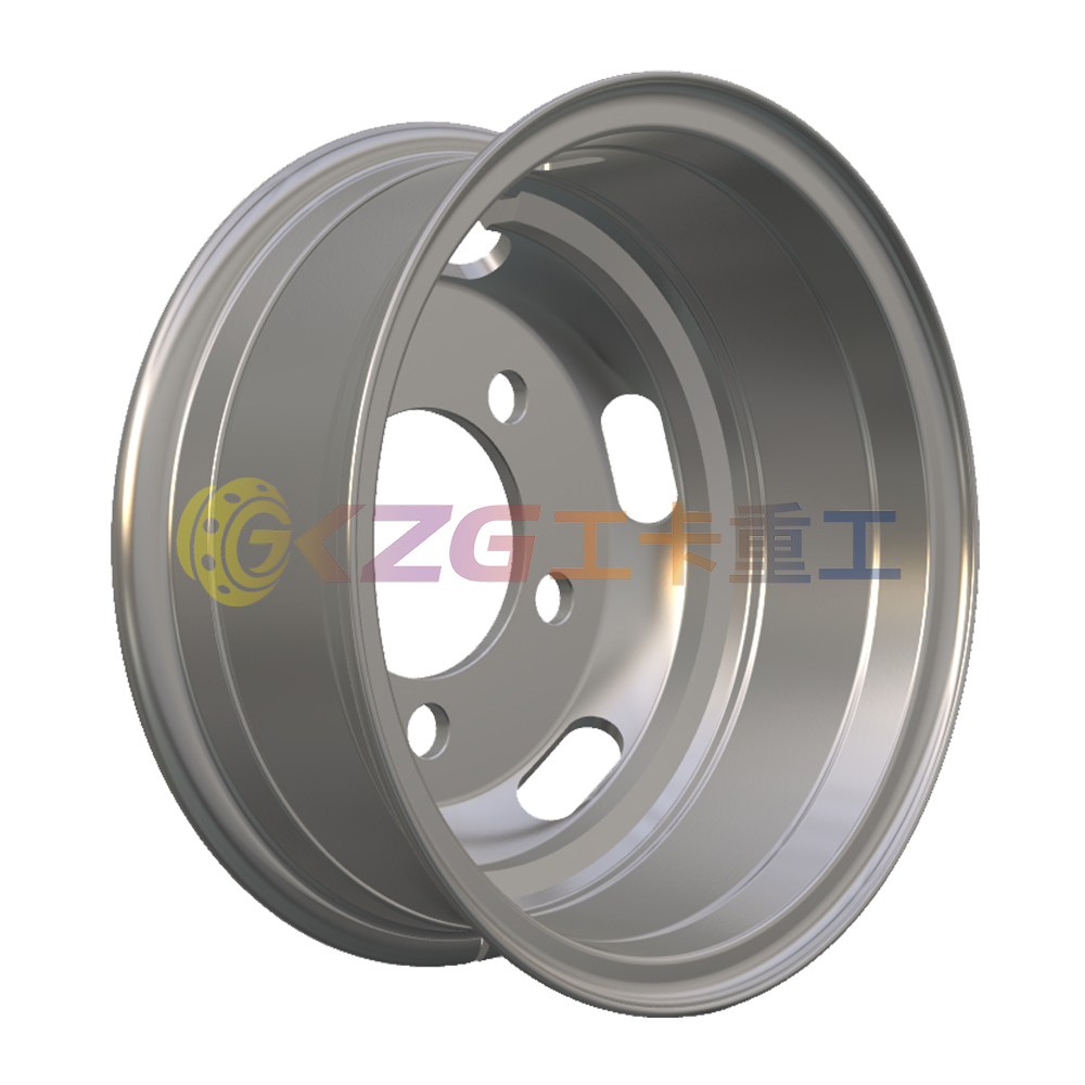 5.5-16 Tube Steel Wheel Rims 5.5-16 Matched Tire Sizes 700-16 for Trucks Can Customizable Colors