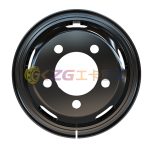 5.5-16 Tube Steel Wheel Rims 5.5-16 Matched Tire Sizes 700-16 for Trucks Can Customizable Colors
