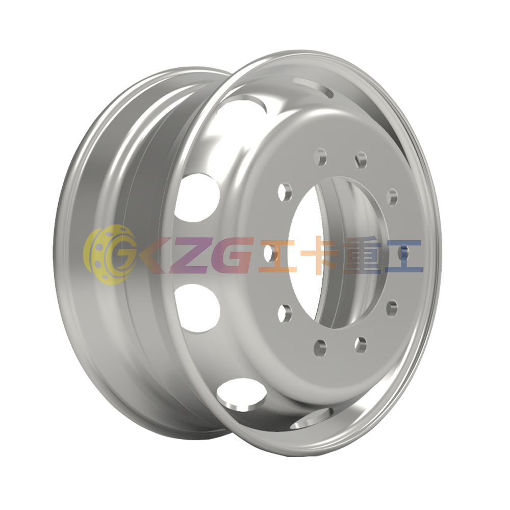 22.5×8.25-Tubeless steel truck wheel with rim size 22.5*8.25 for 11R22.5 tire with EAC and INMETREO certification