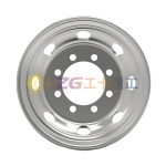 22.5×8.25-Tubeless steel truck wheel with rim size 22.5*8.25 for 11R22.5 tire with EAC and INMETREO certification