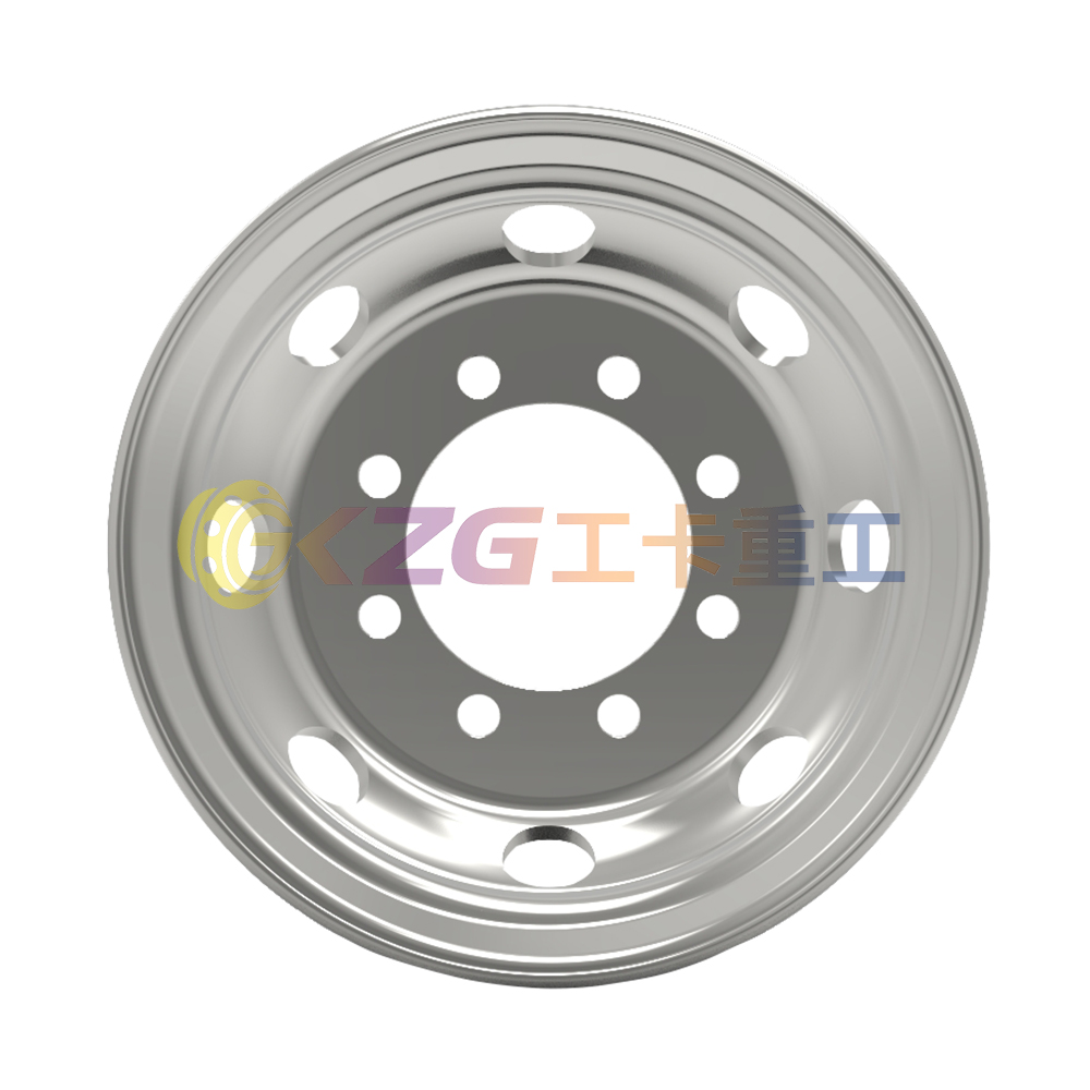 22.5×8.25-Tubeless steel truck wheel with rim size 22.5*8.25 for 11R22.5 tire with EAC and INMETREO certification