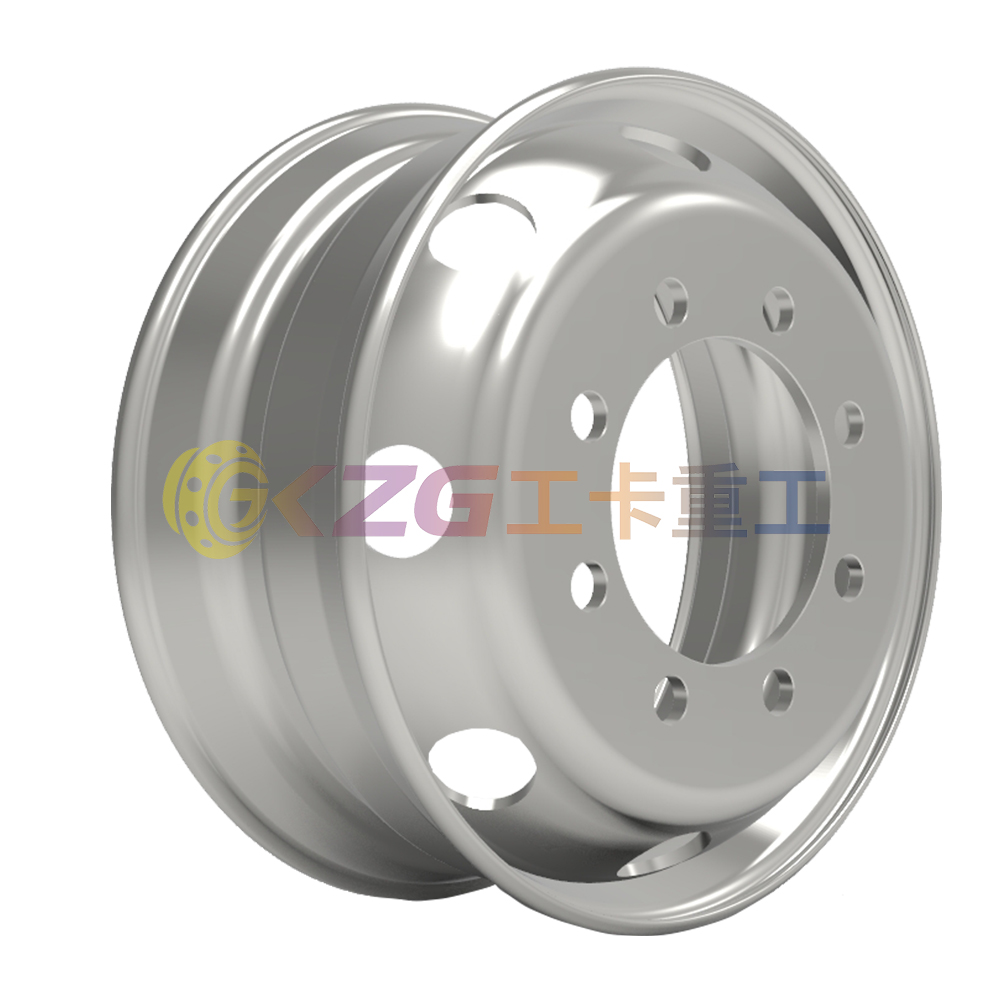 22.5×8.25-Tubeless steel truck wheel with rim size 22.5*8.25 for 11R22.5 tire with EAC and INMETREO certification