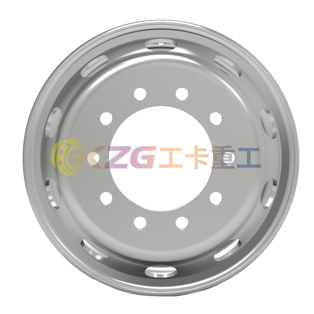 22.5×8.25-Tubeless steel truck wheel with rim size 22.5*8.25 for 11R22.5 tire with EAC and INMETREO certification