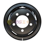 Tube Steel Wheel Rims 5.5-16 Matched Tire Sizes 700-16 for Trucks Can Customizable Colors