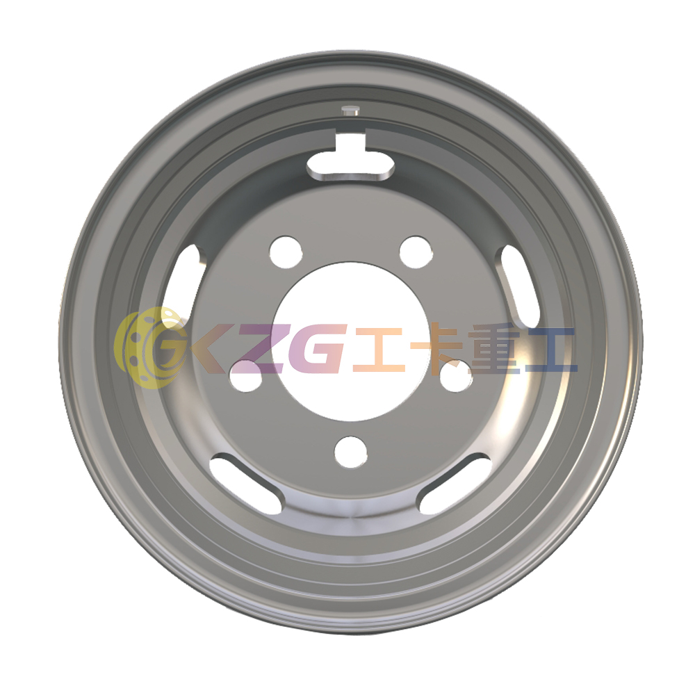 Tube Steel Wheel Rim size 5.5-16 Matched Tire Sizes 700-16 for Trucks Can Customizable Colors