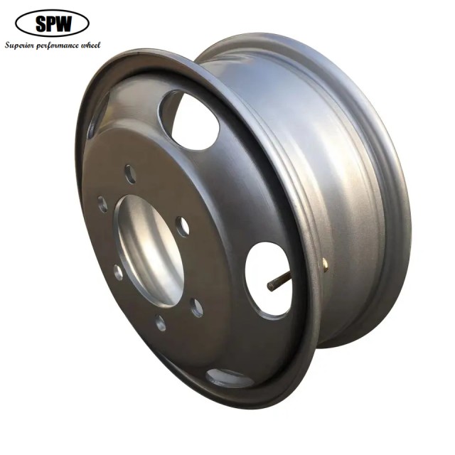 Tube Steel Wheel Rim size 5.5-16 Matched Tire Sizes 700-16 for Trucks Can Customizable Colors