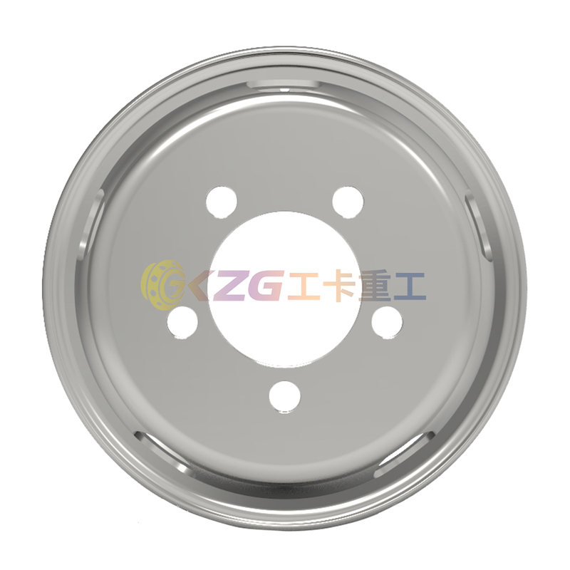 17.5×6.0-Best Selling Tubeless Steel Wheel Rim 17.5*6.0 Matched Tire Size 8R17.5 for Trucks