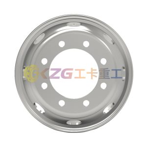 19.5×7.5-Tubeless Steel Wheel Rim 19.5*7.5 Matched Tire Size 245/70R19.5 for Truck
