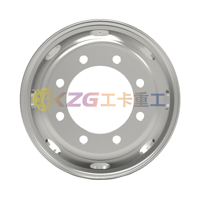 19.5×7.5-Tubeless Steel Wheel Rim 19.5*7.5 Matched Tire Size 245/70R19.5 for Truck