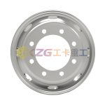 19.5×7.5-Tubeless Steel Wheel Rim 19.5*7.5 Matched Tire Size 245/70R19.5 for Truck