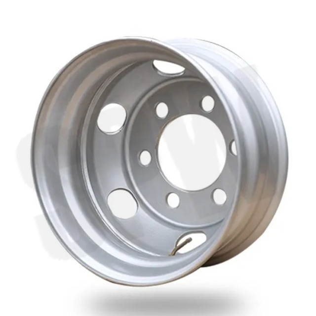 19.5×7.5-Tubeless Steel Wheel Rim 19.5*7.5 Matched Tire Size 245/70R19.5 for Truck