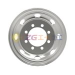 Tubeless truck wheel-rim size-22.5*7.5 with Brazil INMETRO Certification matched tyre size 245/75R22.5 and 275/80R22.5