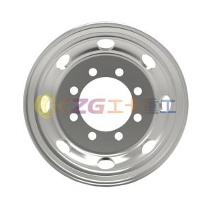 Tubeless truck wheel-rim size-22.5*7.5 with Brazil INMETRO Certification matched tyre size 245/75R22.5 and 275/80R22.5