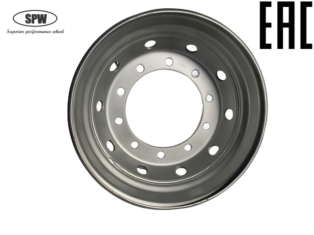 High Quality Tubeless steel wheels 22.5*11.75 for 15R22.5 Tire with Russia EAC certification