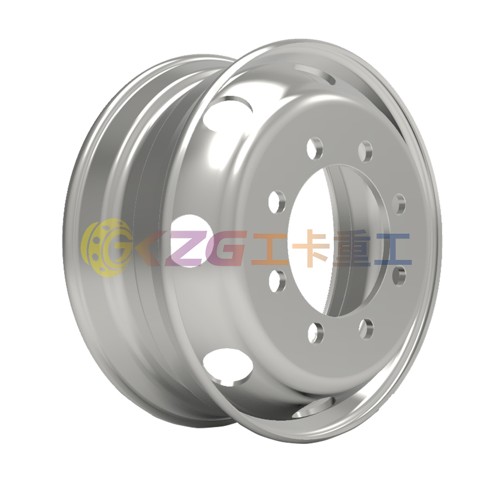 Top quality tubeless steel wheel 22.5*7.50 for tires 10R22.5 275/80R22.5