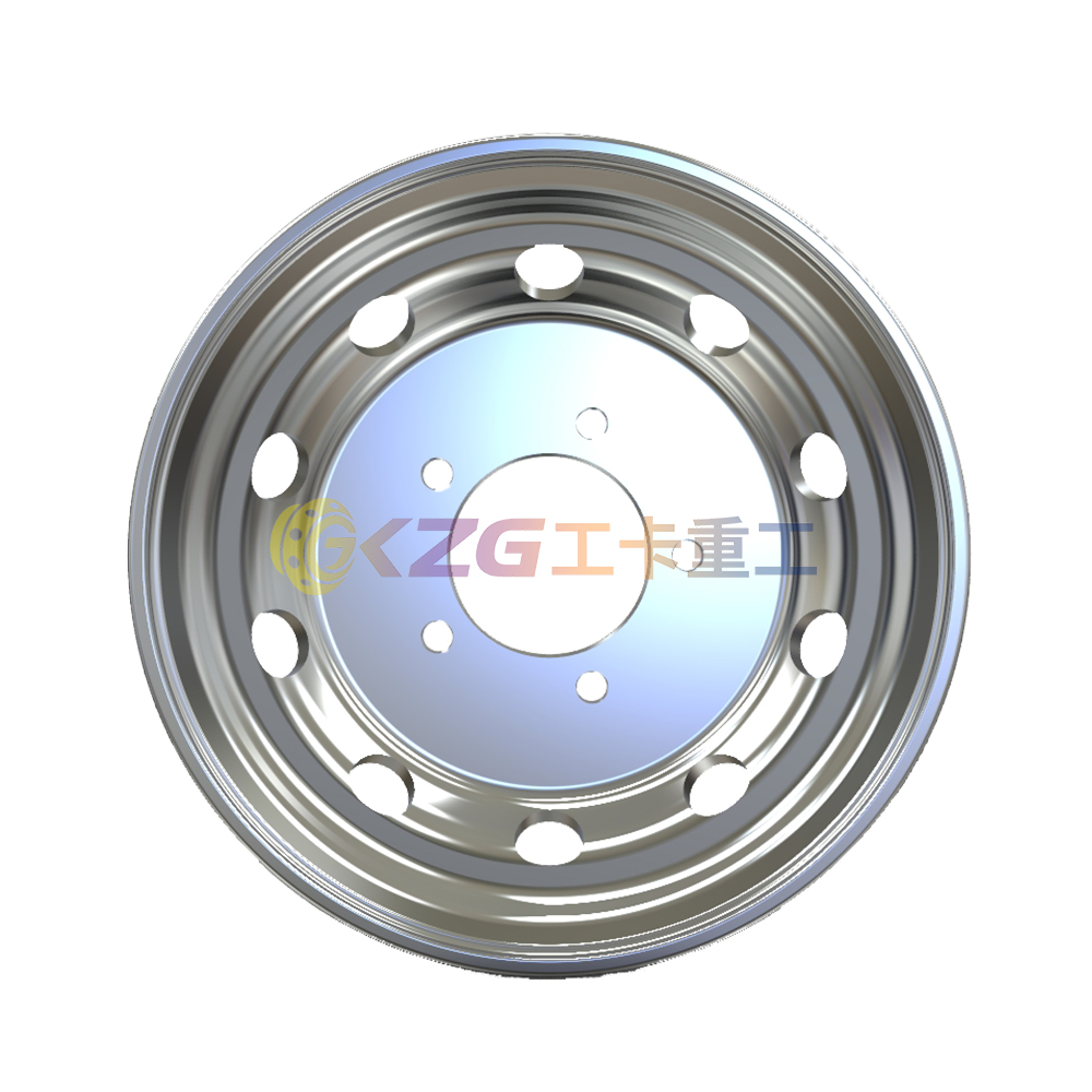 Forged Aluminum Wheels Rims 19.5X6.75 Tires Size 9R19.5