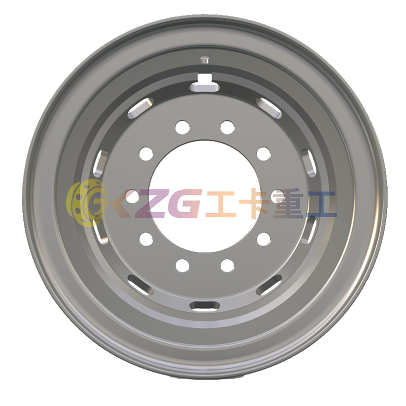 7.50V-20, Tube Steel Wheel with American Standard, Matched Tyre Size Matched Tyre Size 1000-20, Chinese Truck Wheel Factory