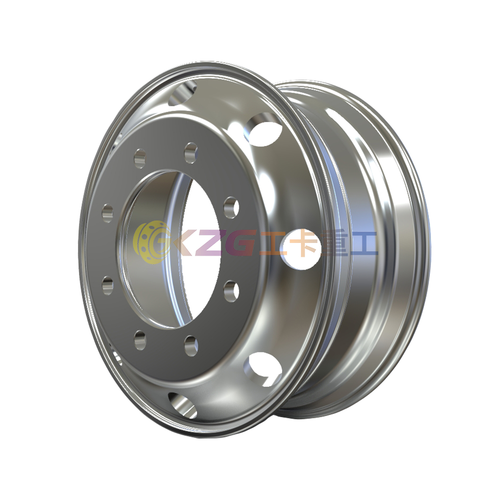 Forged Aluminum Alloy Wheels with Rims Size 19.5X6.75 for Tires Size 9R19.5