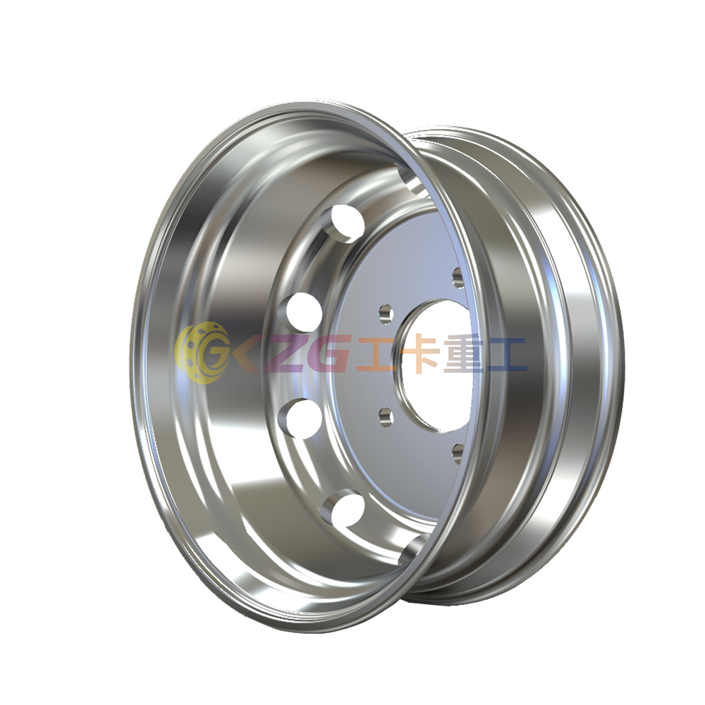 Forged Aluminum Wheels Rims Size 19.5X6.75 for Tires Size 9R19.5