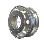 Best Selling Forged Aluminum Alloy Wheels with Rims Size 19.5X6.75 for Tires Size 9R19.5 Customized Wholesale Steel Heavy Duty Truck Tubeless Tire Wheel Bus Rim