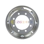 Forged Aluminum Wheels with Rims Size 19.5X6.75 Matched Tires Size 9R19.5 for Truck And Bus