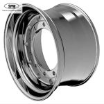 Forged Aluminum Wheels with Rims Size 22.5X14.00 match Tires Size 455/55R22.5