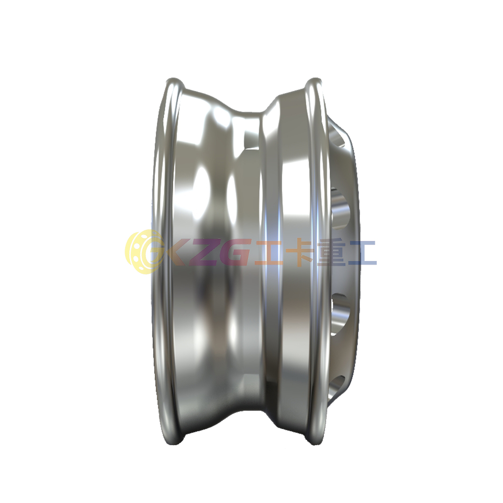 Best Selling Forged Aluminum Wheels with Rims Size 17.5X6.00 Matched Tires Size 8R17.5