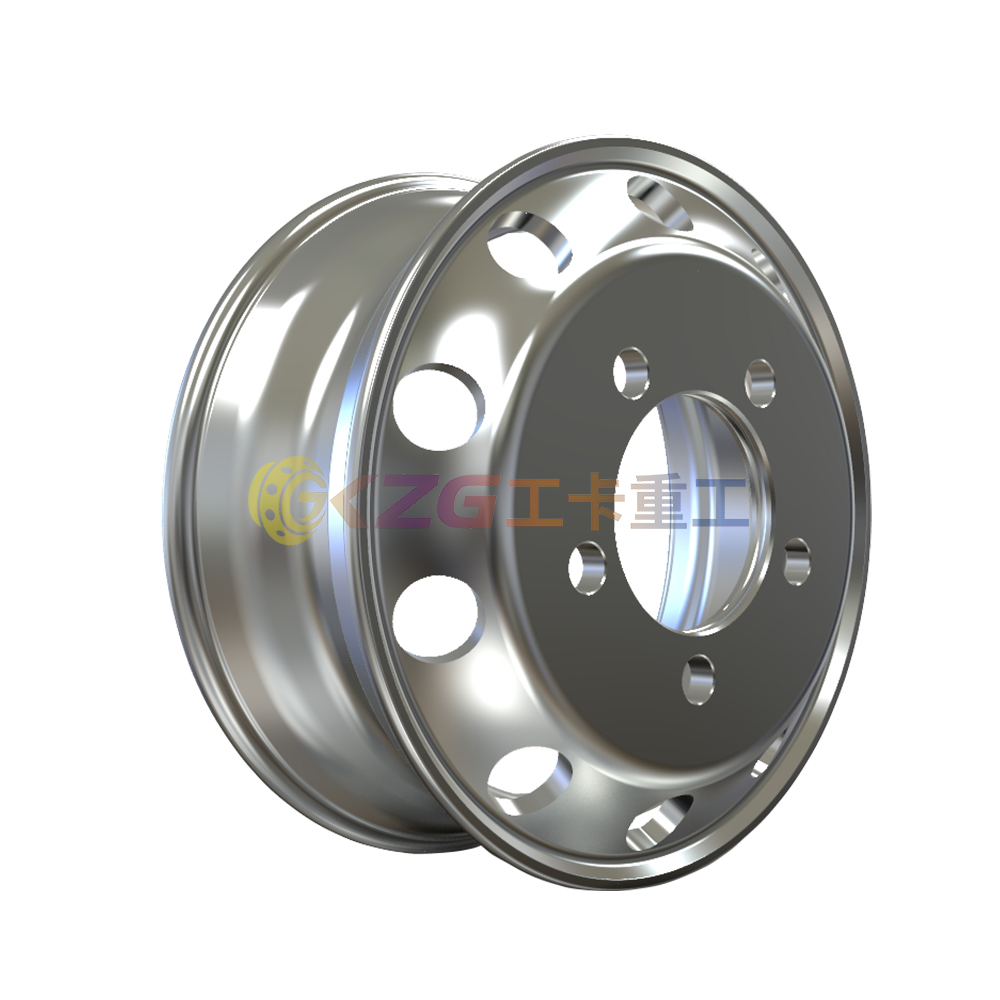 Best Selling Forged Aluminum Wheels with Rims Size 17.5X6.00 Matched Tires Size 8R17.5