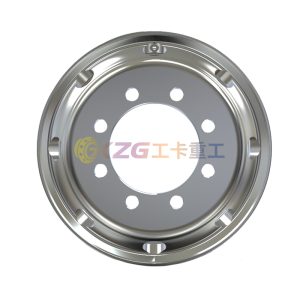 double polished aluminum wheel with rim size 22.5✖7.5 for tires 10R22.5 275/80R22.5