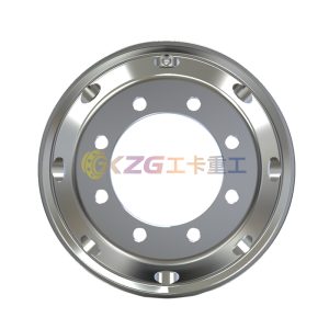 high polished aluminum wheel with rim size 19.5✖7.5 for tires 245/70R19.5