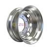 high polished aluminum wheel with rim size 19.5✖7.5 for tires 245/70R19.5