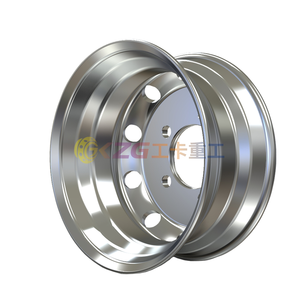High Quality Forged Aluminum Wheels with Rim Size 17.5X6.75 Matched Tire Size 9R17.5