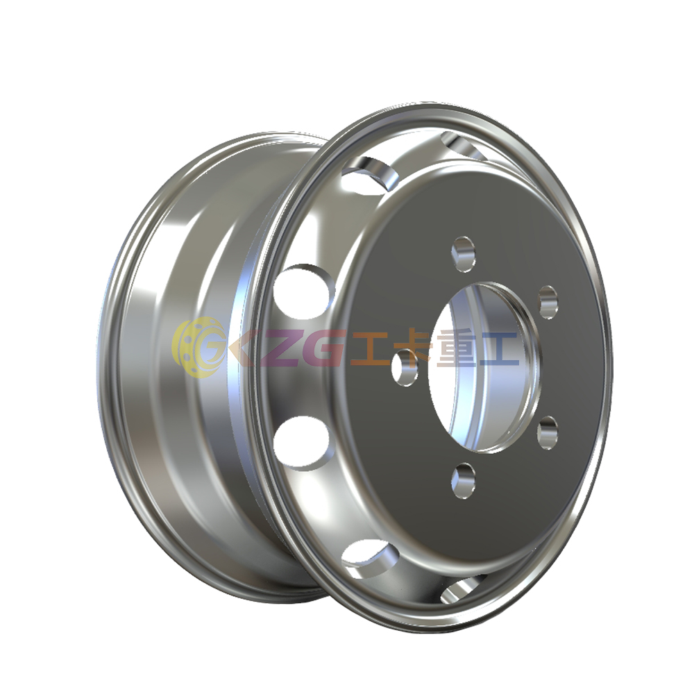 Forged Alloy Aluminum Wheels with Rims Size 17.5X6.75 Matched Tires Size 9R17.5
