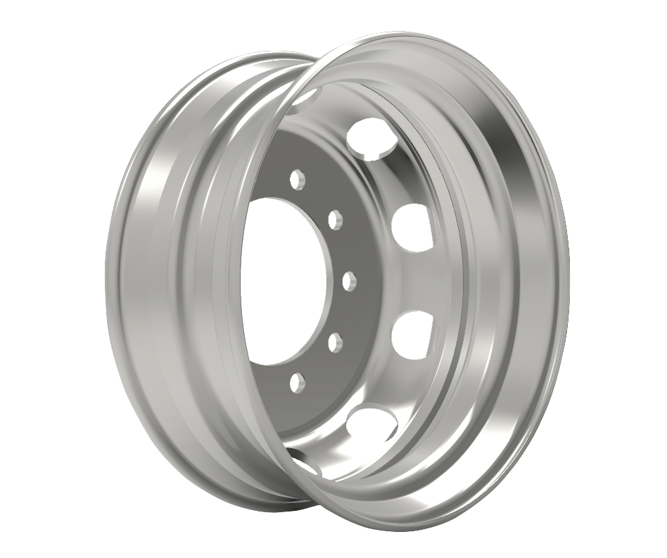 22.5×7.5 Steel Wheel for Flatbed & Dry Van Trailers