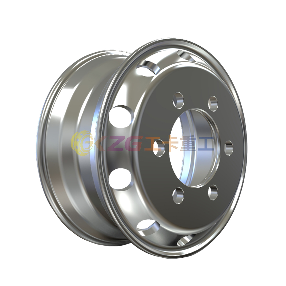 Forged Aluminum Alloy Wheels with Rims Size 17.5X6.75 for Tires Size 9R17.5