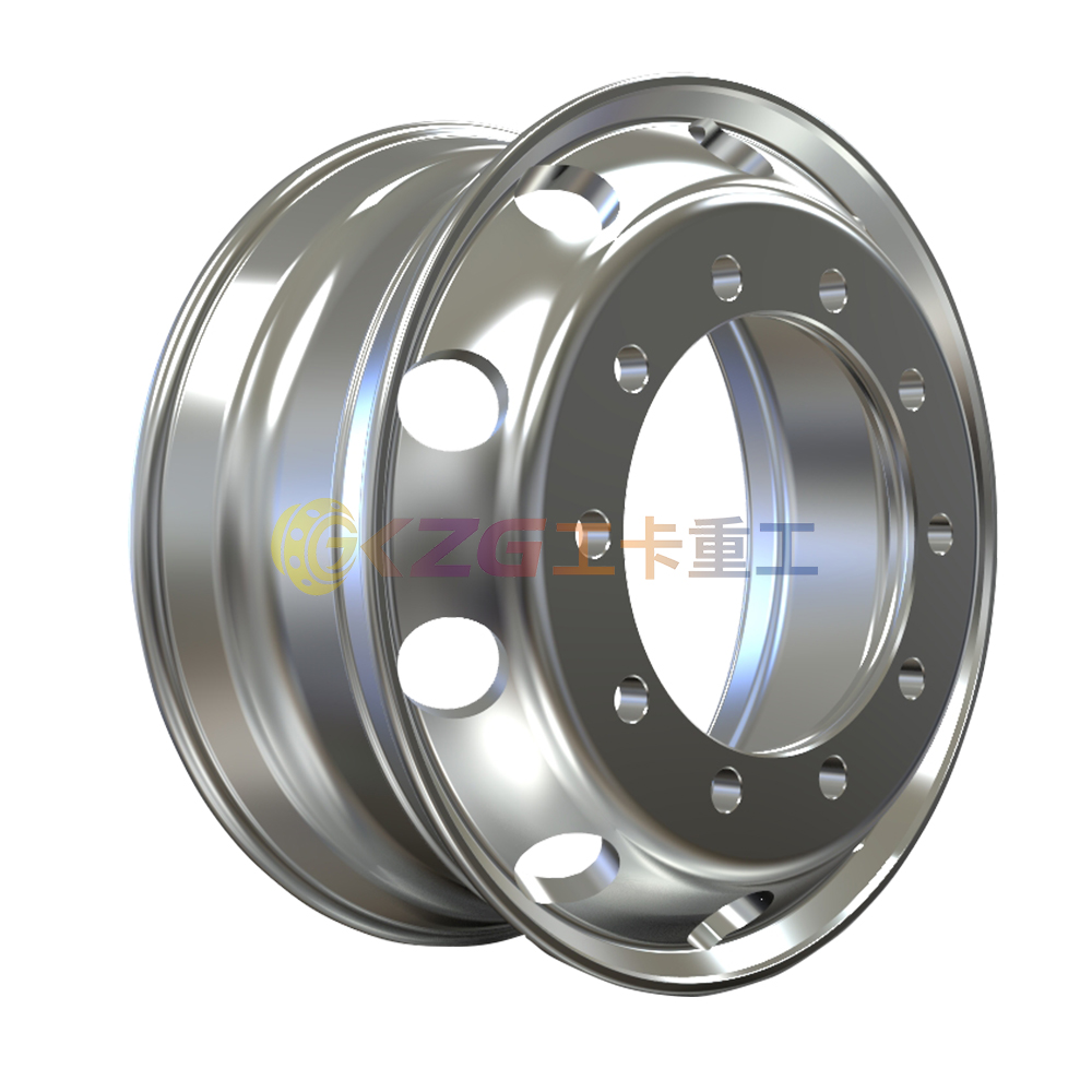 Aluminum Alloy Truck Wheels Forged Rims 22.5X8.25 for Tires Size 295/75R22.5