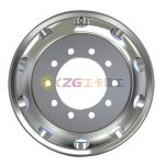 Forged Aluminum Alloy Truck Wheel Rim size 24.5X8.25 for Tires Size 285/75R24.5