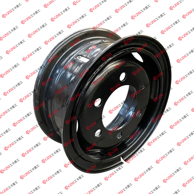 Customizable Colors Tube Steel Wheel Rims 6.0-16 Matched Tire Sizes 750-16 for Trucks