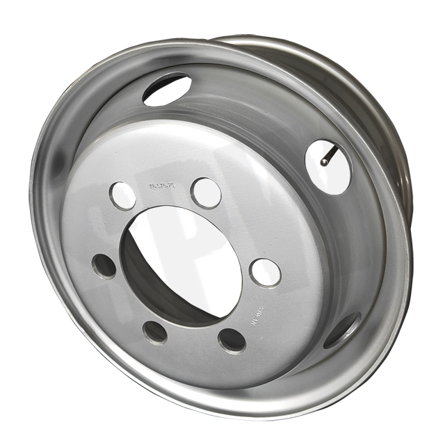 Tubeless Steel Wheel Rim 19.5*6.75 Matched Tire Size 9R19.5 for Truck