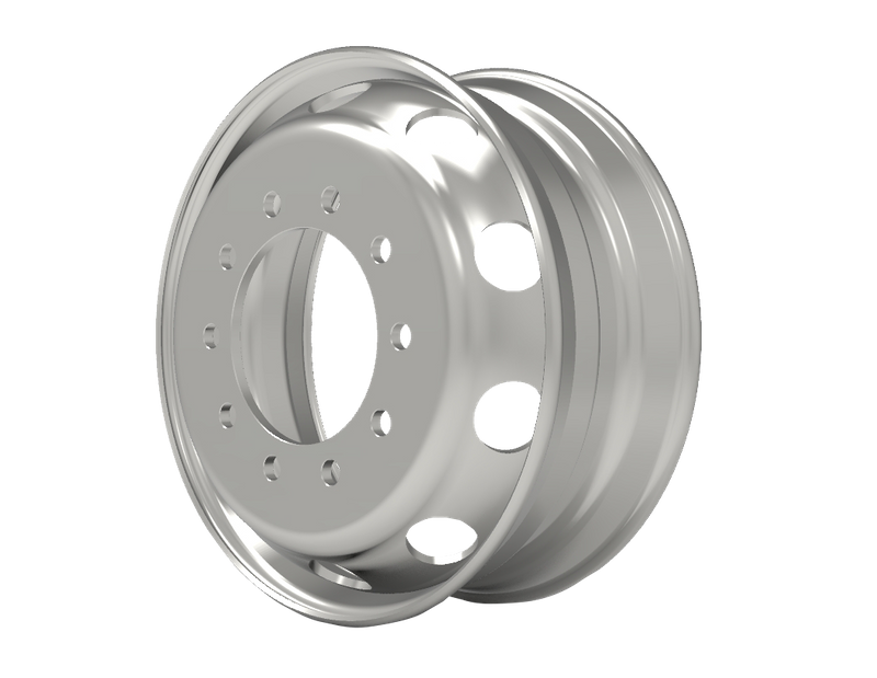 22.5×7.5 Steel Rim – Dual Tire Configuration for Semi Trucks
