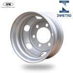 Tubeless steel truck wheel with rim size 17.5*6.0 17.5*6.75, Brazil INMETRO available