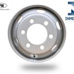 Tubeless steel truck wheel with rim size 17.5*6.0 17.5*6.75, Brazil INMETRO available