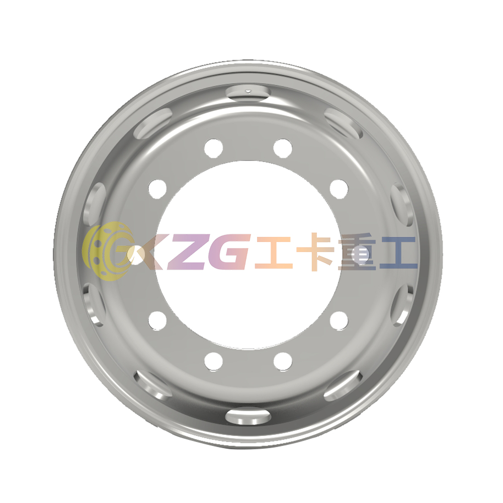 22.5*7.5, Tubeless Steel Wheel, Matched Tyre Size Matched Tyre Size 10R22.5, 245/75R22.5, 275/80R22.5, 275/70R22.5