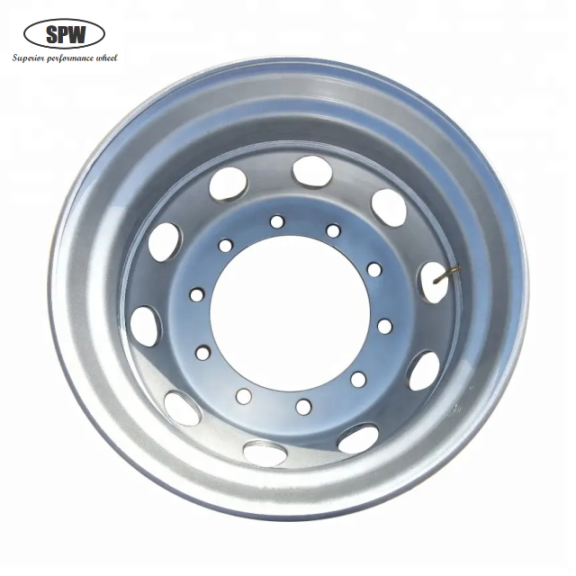 High quality tubeless steel wheel rim size 17.5*6.75 matched tire size 9R17.5 and 235/75R17.5