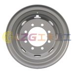 8.0-20, 8-32-285-221, Tube Steel Wheel with Mitsubishi Standard, Matched Tyre Size Matched Tyre Size 1100-20, Chinese Truck Wheel Factory