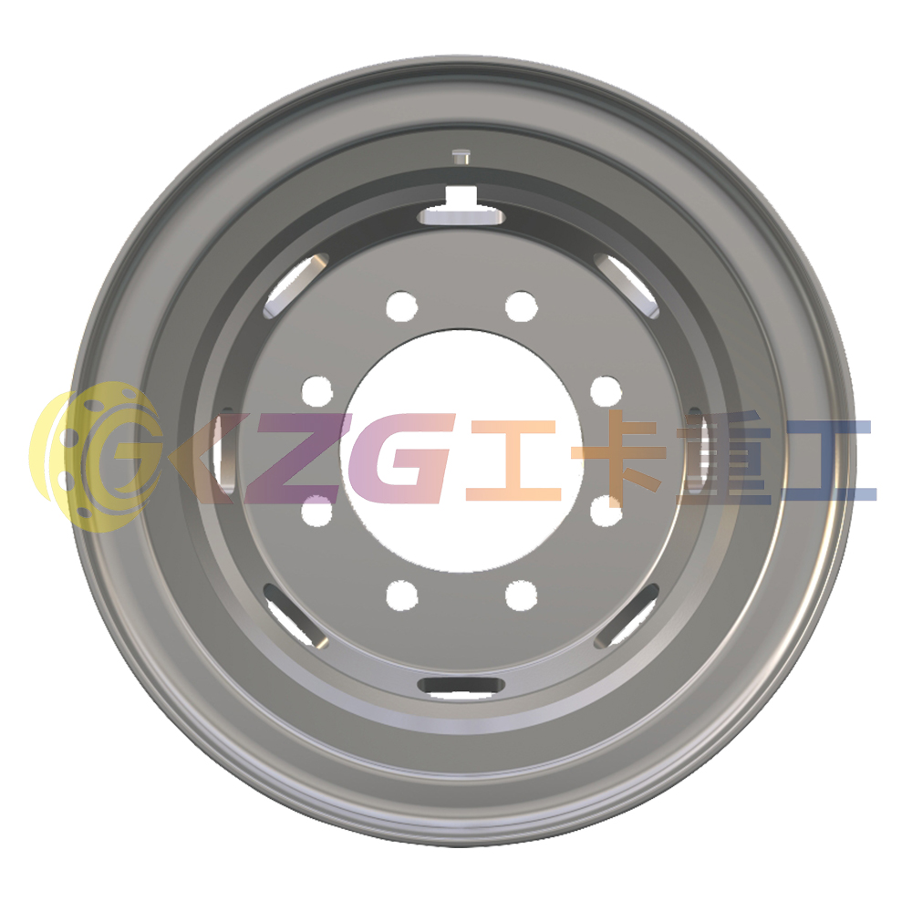 8.0-20, 8-32-285-221, Tube Steel Wheel with Mitsubishi Standard, Matched Tyre Size Matched Tyre Size 1100-20, Chinese Truck Wheel Factory