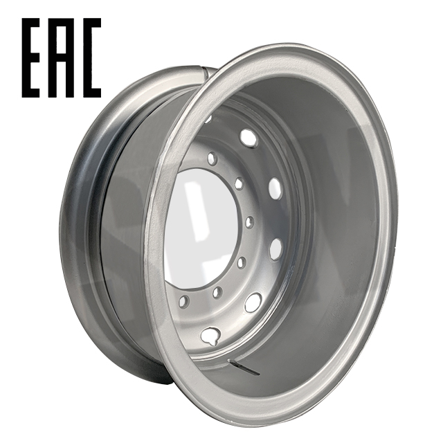 Tube Steel Wheel Rim size 8.5-24 Matched Tire Size 1200-24 for Heavy Duty Semi-Trailer And Truck