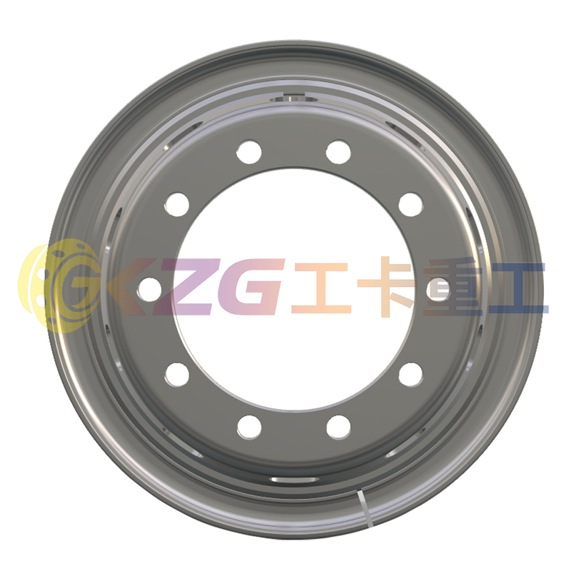 8.00V-20, Tube Steel Wheel with Steyr Standard, Matched Tyre Size Matched Tyre Size 1100-20, Chinese Truck Wheel Factory
